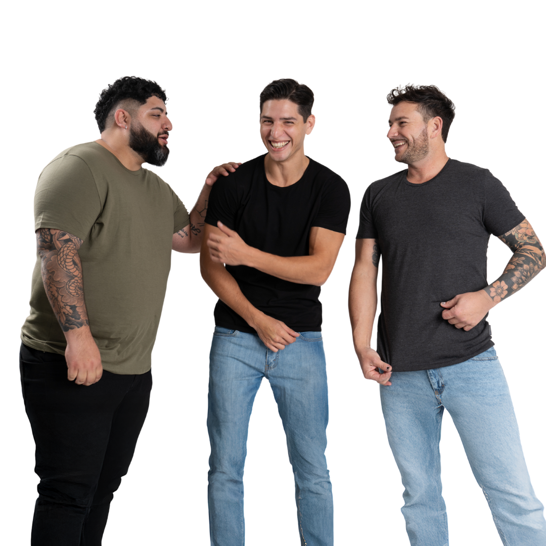 Pack 3 Remeras + 1 Extra Gratis.