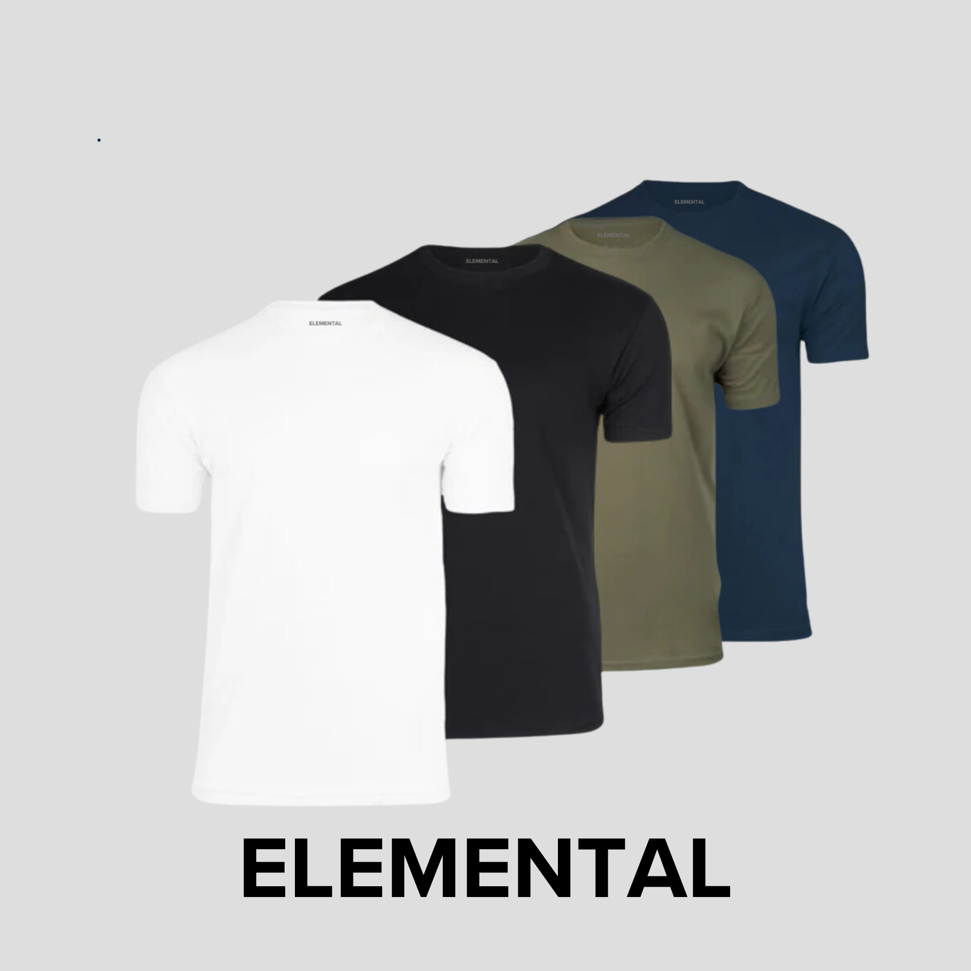 Pack 4 Remeras Elementales, fit perfecto, algodon 100% Organico