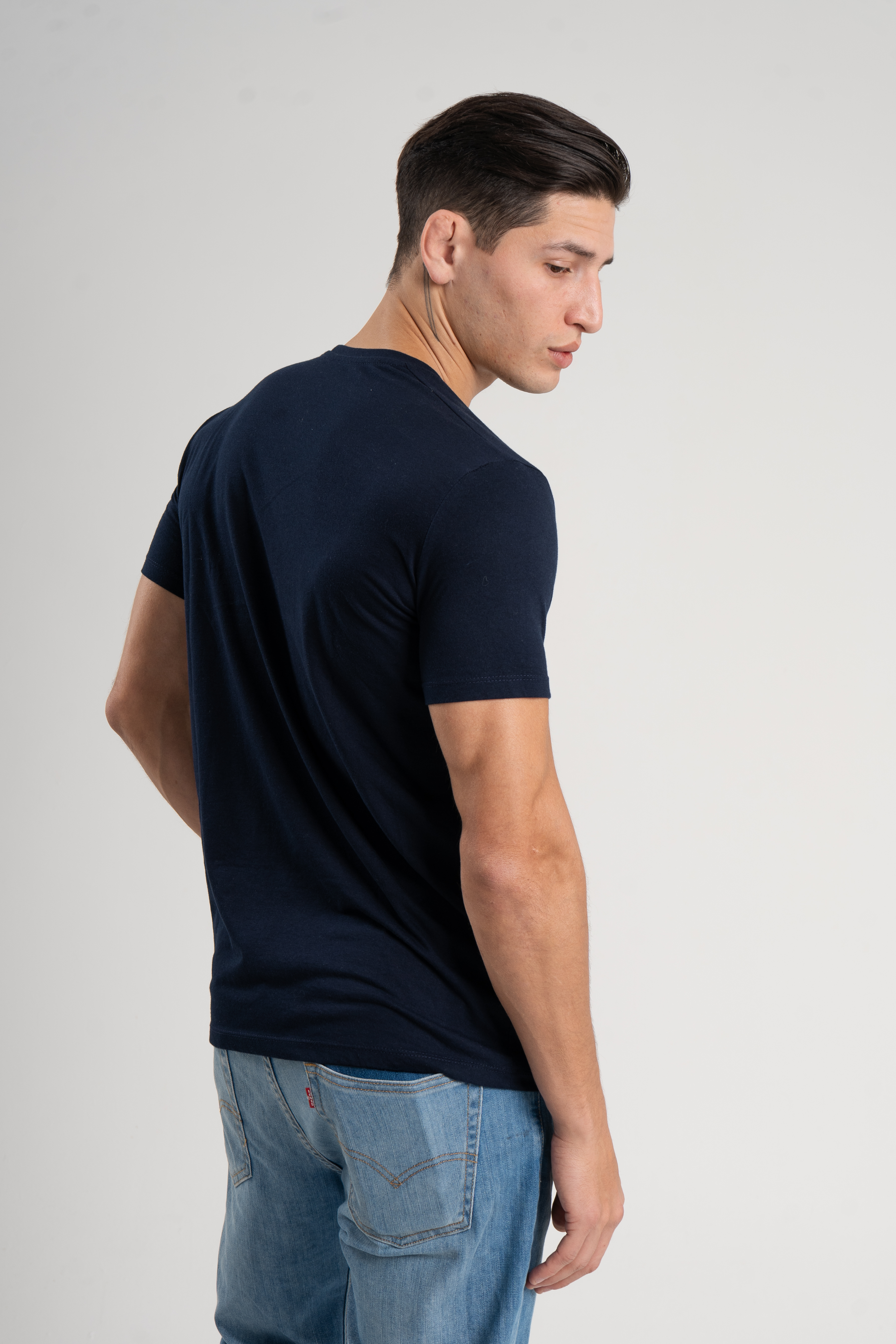 Pack 3 Remeras Elementales, 100% Algodon Organico, Ajustada en brazos, Suelta en Abdomen.