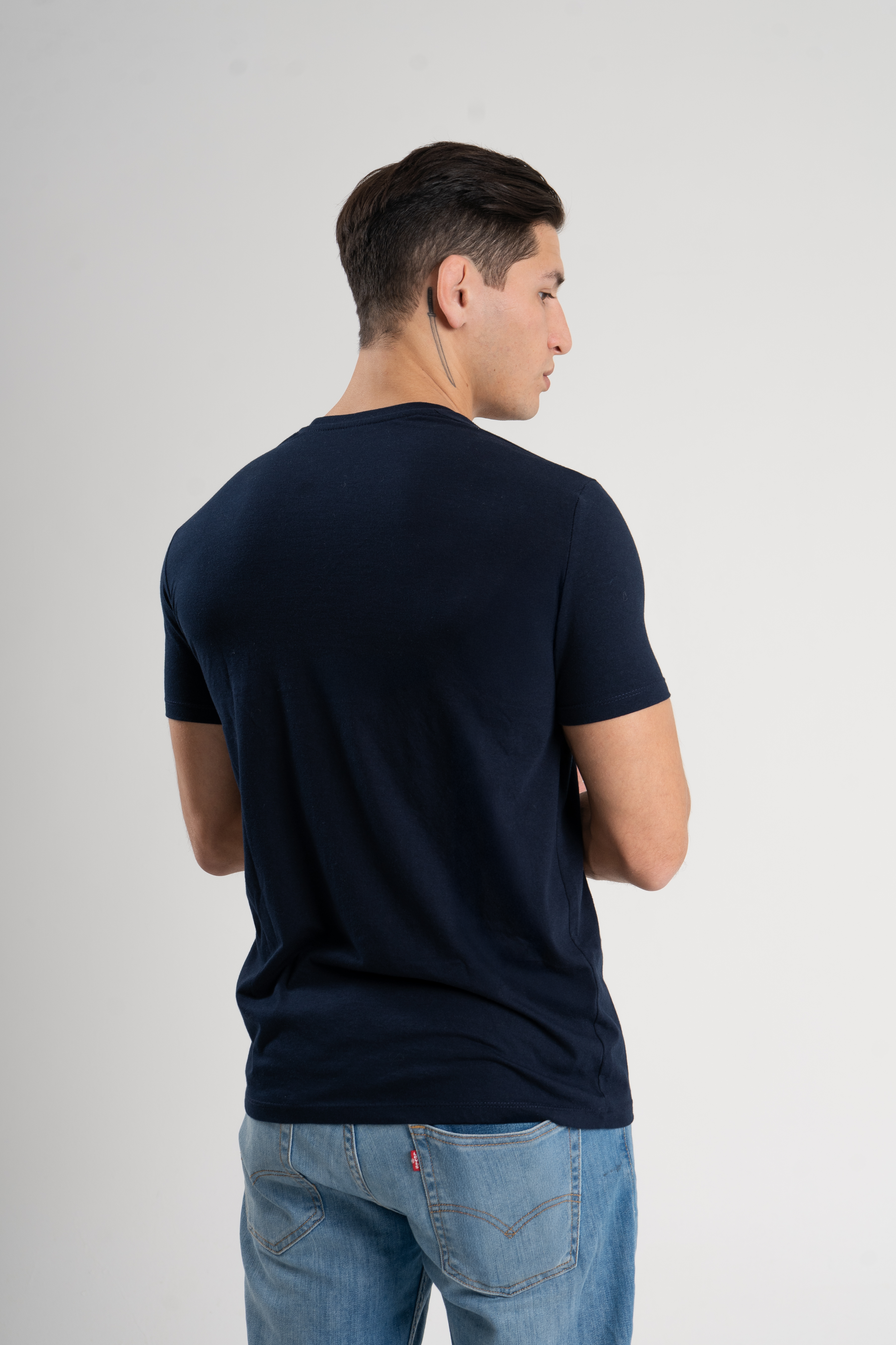 Pack 3 Remeras Elementales, 100% Algodon Organico, Ajustada en brazos, Suelta en Abdomen.