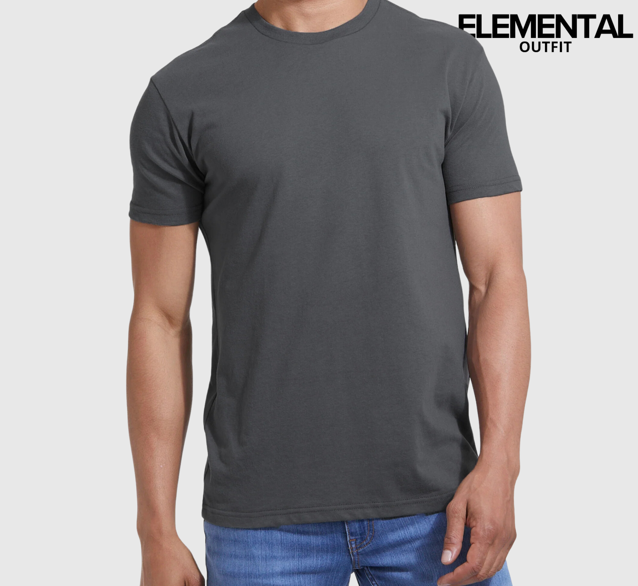 6-Pack Remeras Elementales, fit perfecto, algodon 100% Organico